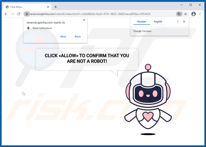 redirecionamentos pop-up revercecaptcha[.]com