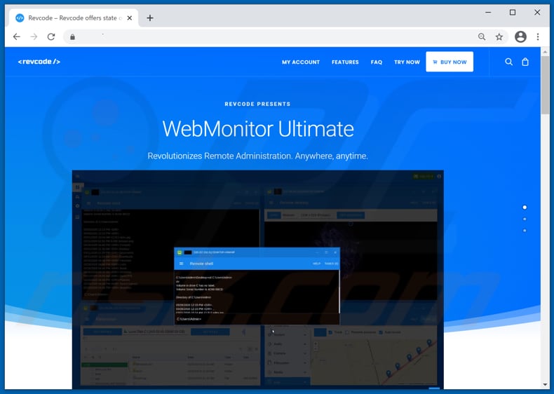 página de descarregamento do tar webmonitor