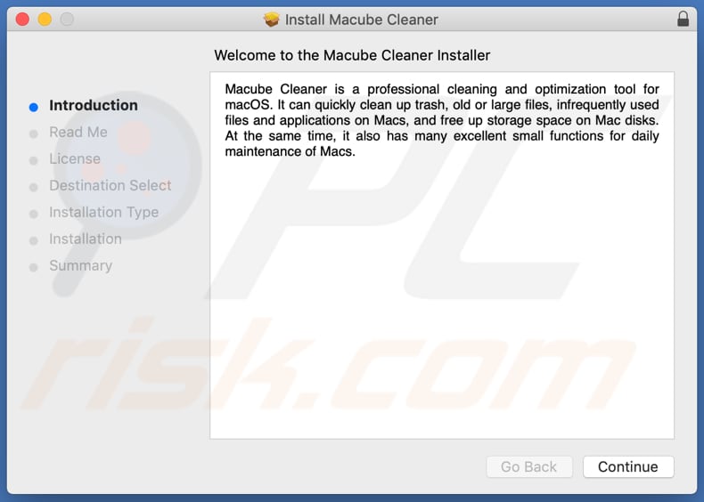 Instalação da configuração da API Macube Cleaner