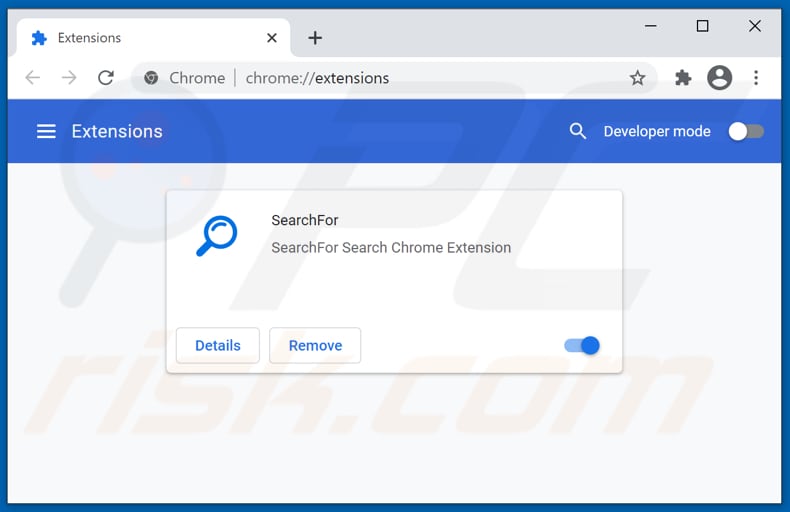 Remoção de extensões do Google Chrome relacionadas com o Google Chrome
