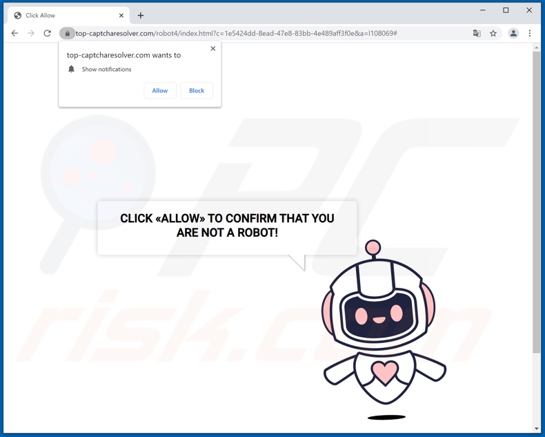 redirecionamentos pop-up top-captcharesolver[.]com