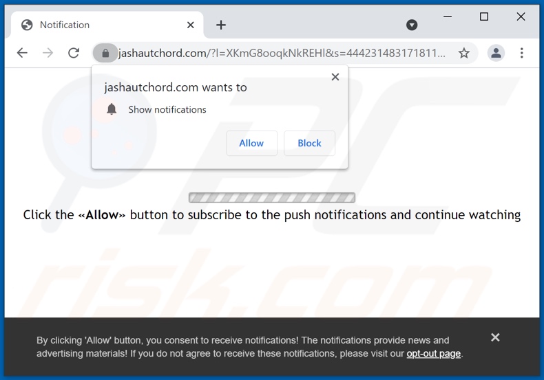 redirecionamentos pop-up jashautchord[.]com