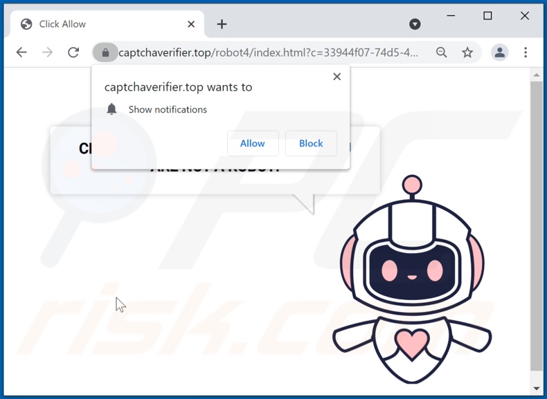 redirecionamentos pop-up captchaverifier[.]top