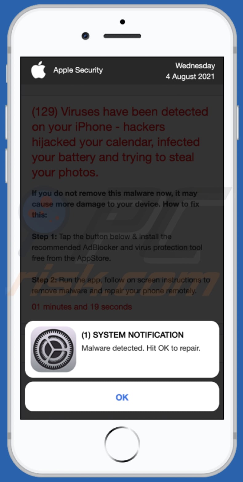 POP-UP da fraude Your iPhone Has Been Hacked (Mac) - Passos de remoção e  configuração macOS (atualizado)