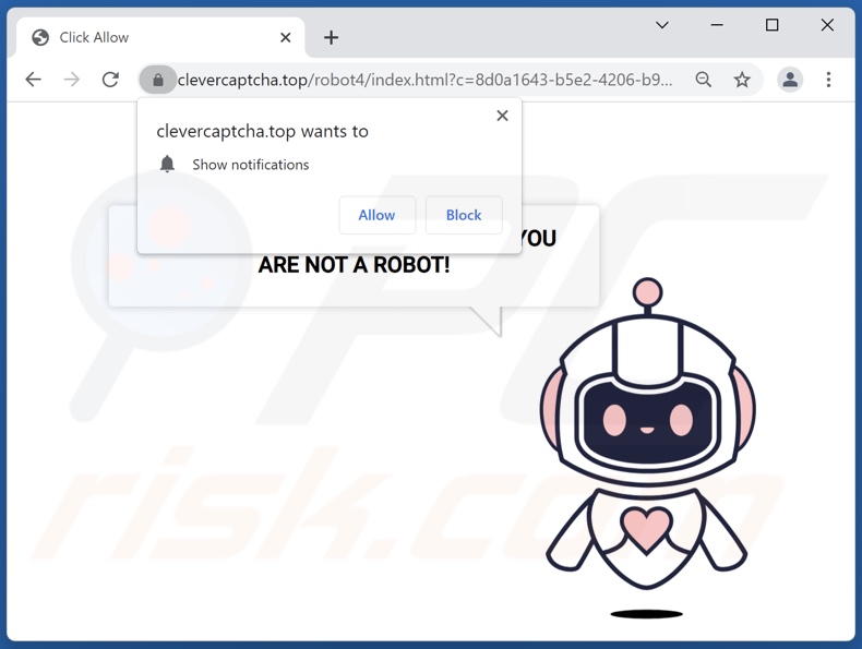 redirecionamentos pop-up clevercaptcha[.]top