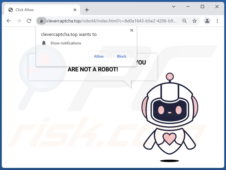 redirecionamentos pop-up clevercaptcha[.]top