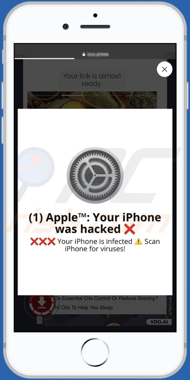 fraude Your iPhone Was Hacked