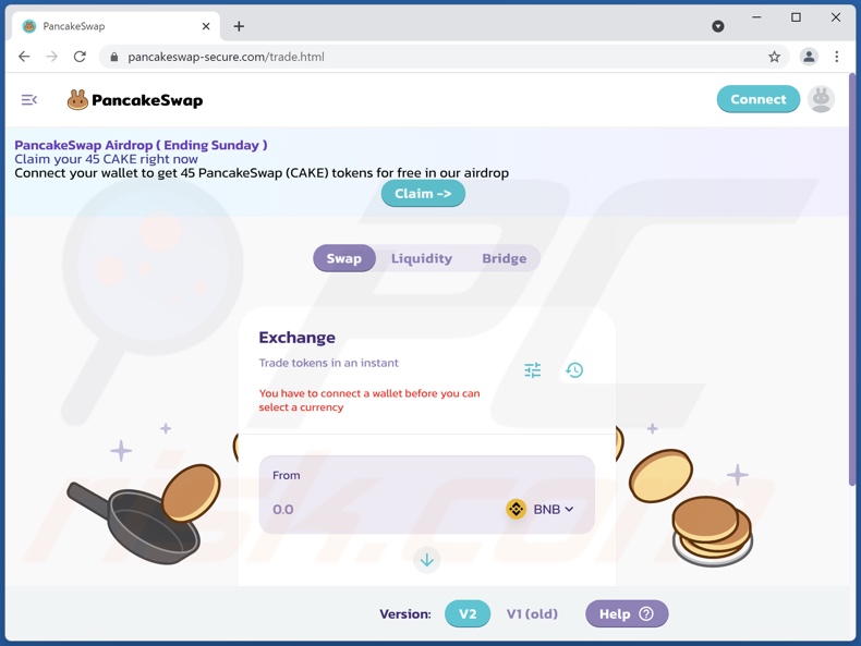 fraude PancakeSwap AirDrop