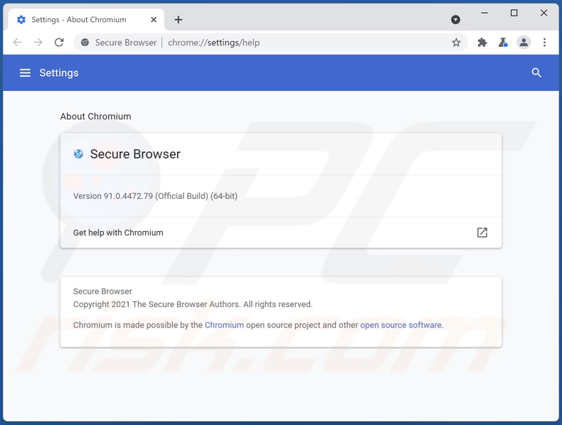 info detalhada de Secure Browser