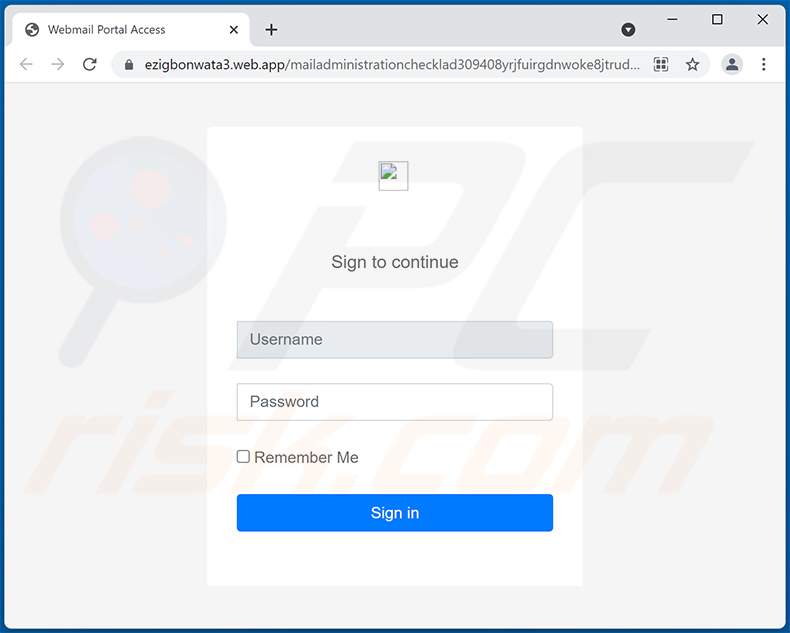 Site de phishing promovido via mail delivery failure (2021-11-12)