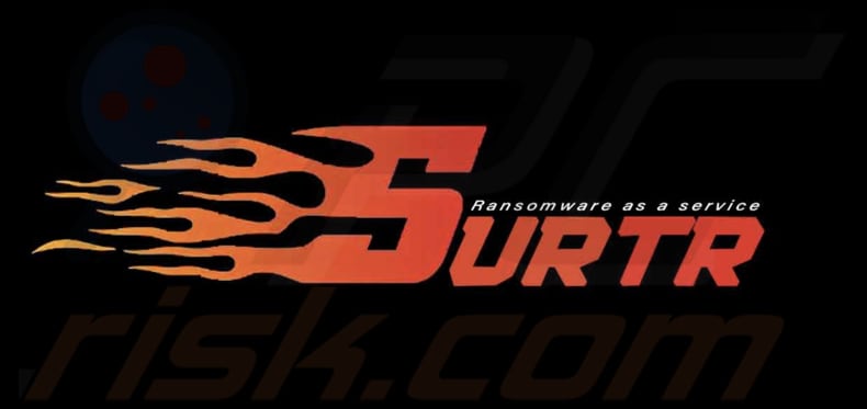 fundo do ambiente de trabalho do ransomware Surtr