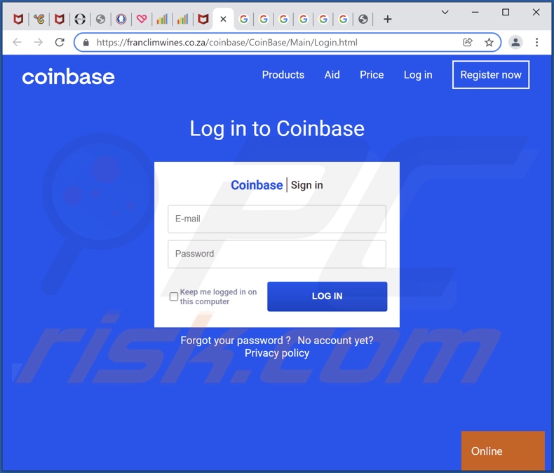 fraude Coinbase