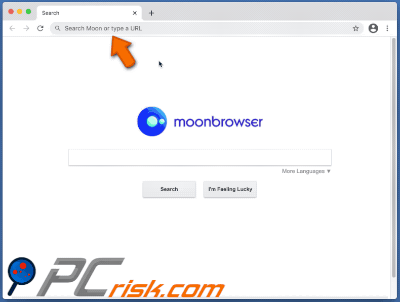 adware moon browser feed.moonbrowser.com redirecciona para google.com