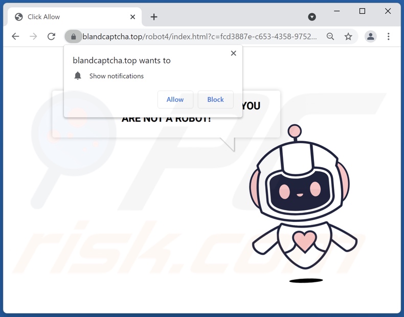 redirecionamentos pop-up blandcaptcha[.]top 