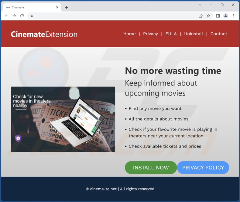 site oficial do adware cinemate