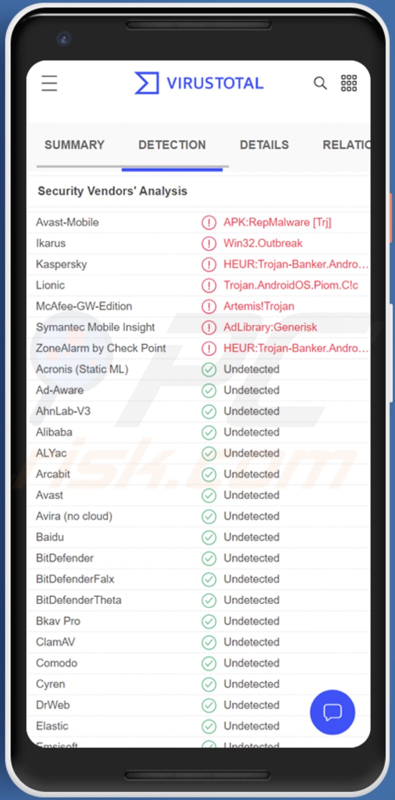 malware Android Revive