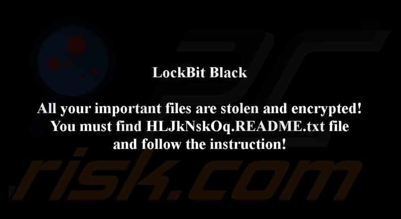 fundo do ambiente de trabalho do ransomware LockBit 3.0