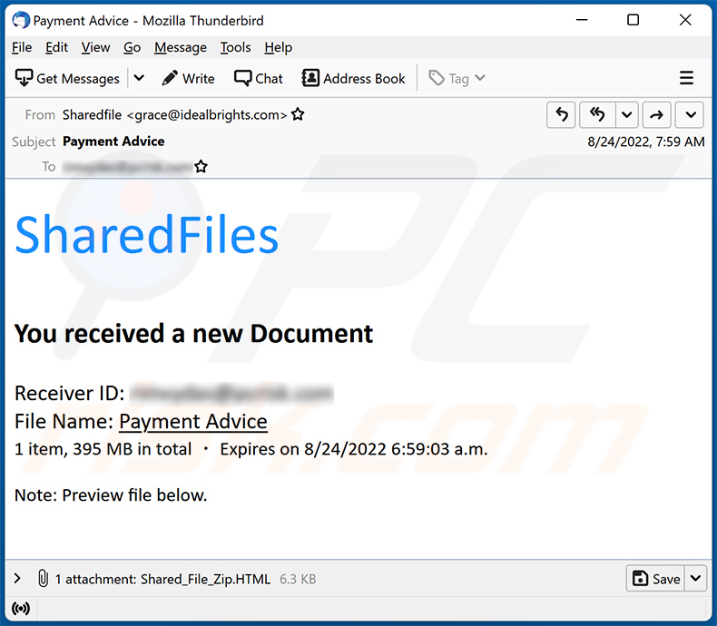 fraude por email SharedFiles (2022-08-25)