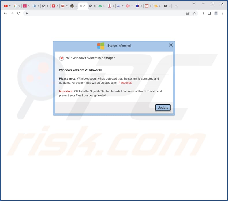 fraude Windows Firewall Has Detected That Your Windows Is Damaged And Irrelevant