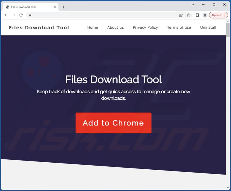 segundo promotor do adware files download tool 