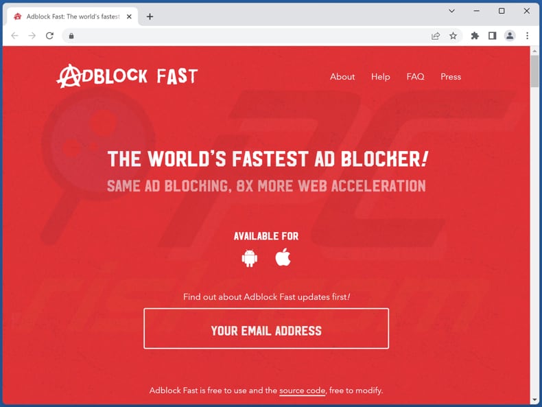 site oficial do adware adblock fast