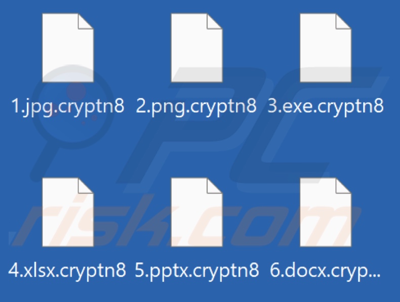 Ficheiros encriptados pelo ransomware Cryptonite (.cryptn8) (extensão .cryptn8)