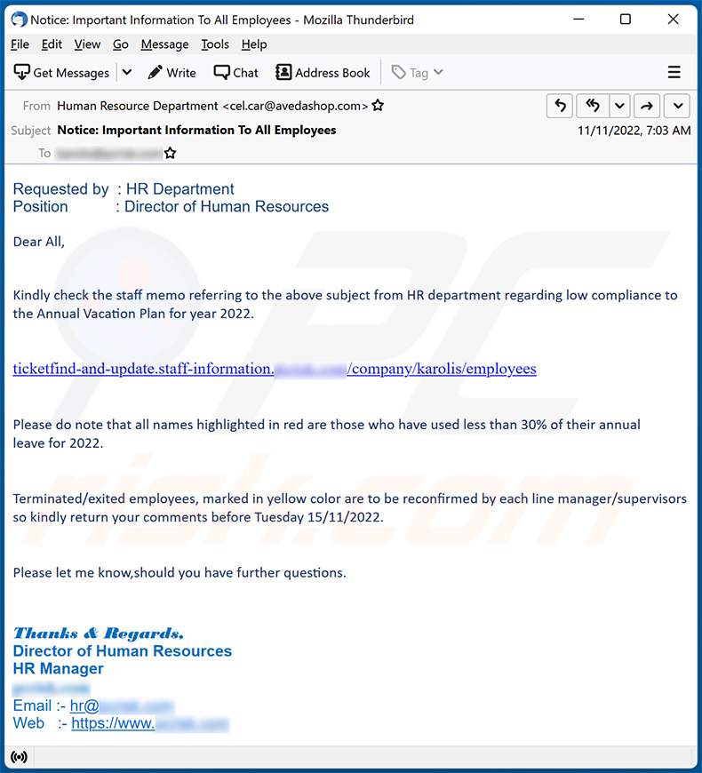 fraude por email HR (Human Resources) (2022-11-15)