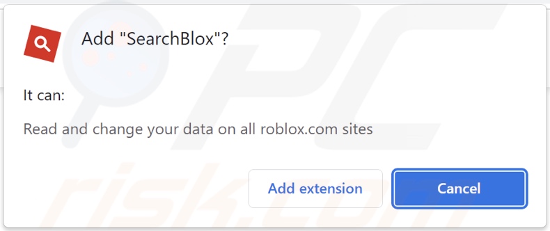 Variante SearchBlox a pedir várias permissões 2