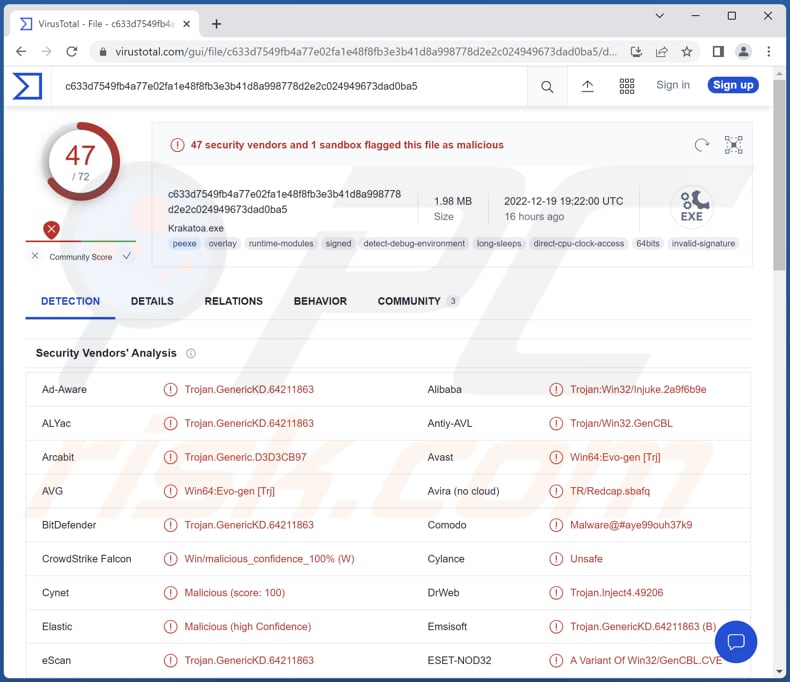 ladrão de informação RisePro