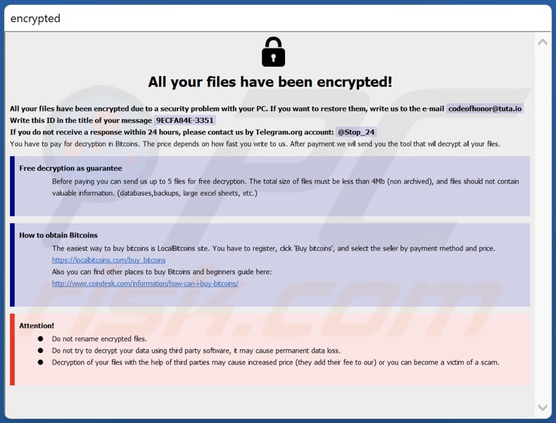 ficheiro HTA do ransomware STEEL(info.hta)