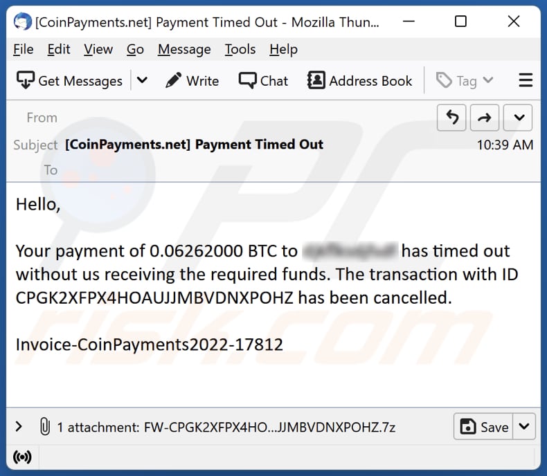 Email do ransomware MortalKombat usado para distribuição