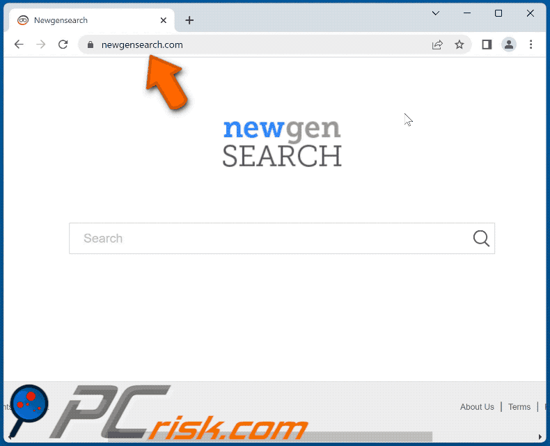 newgensearch.com exibe resultados