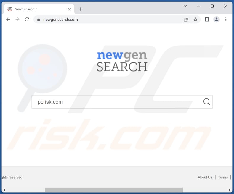 Sequestrador de navegador newgensearch.com