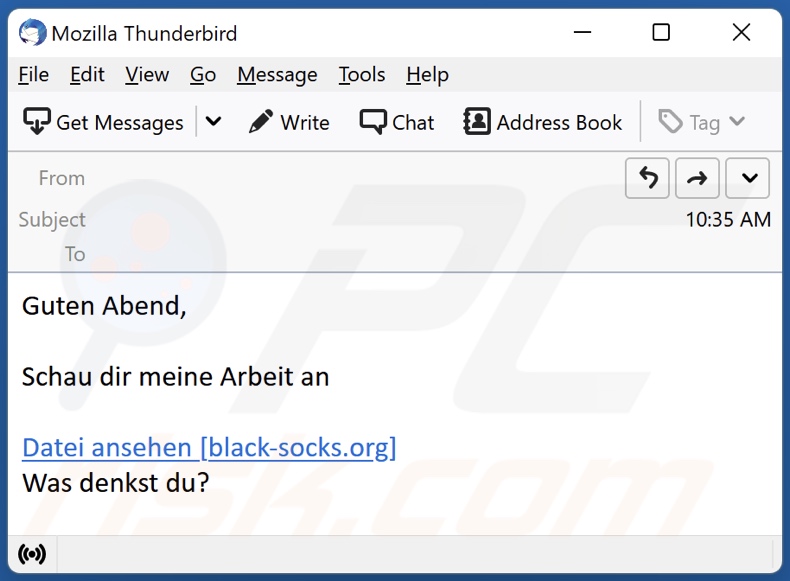Malware Screenshotter que promove o email de spam 2