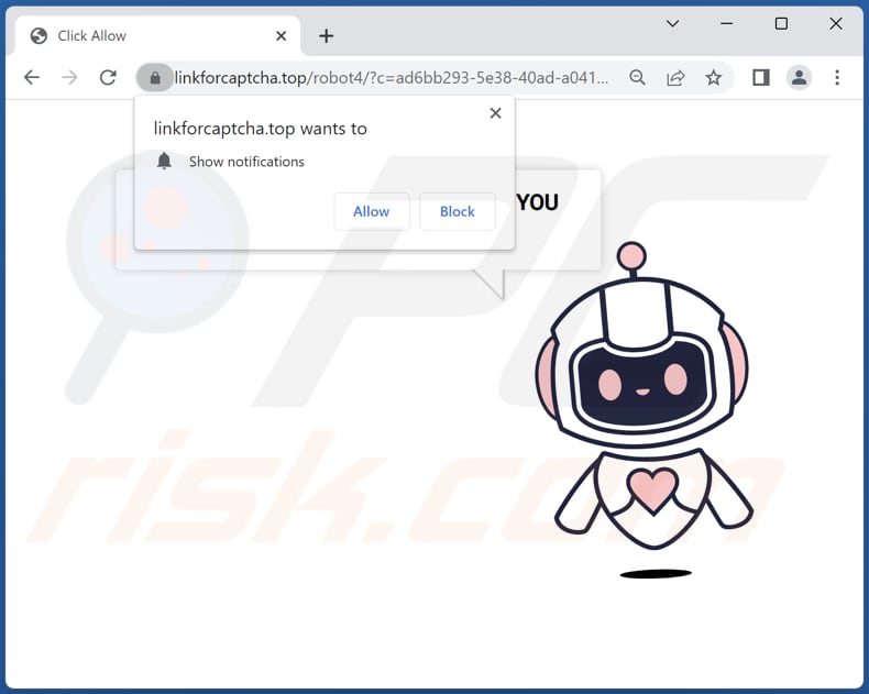 anúncios linkforcaptcha[.]top