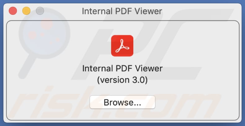 malware malicioso RustBucket Internal PDF Viewer.app