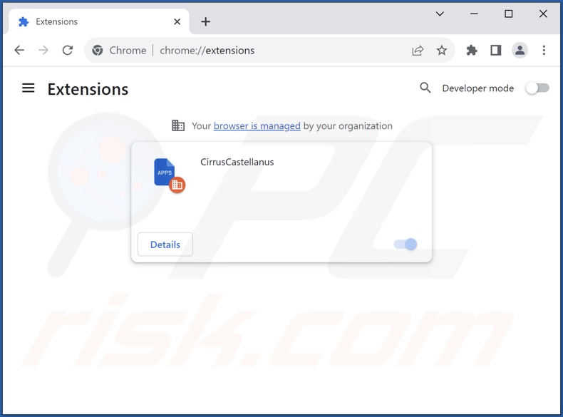 Remoção dos anúncios indesejados do Google Chrome passo 2
