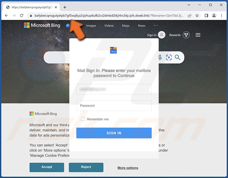 campanha de fraude da página de phishing OVHCloud Suspension
