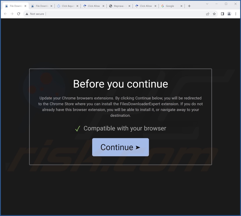 Site fraudulento utilizado para promover o sequestrador de navegador key pro