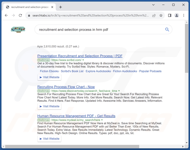 sequestrador de navegador searchtabs.io