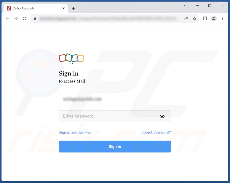 We Are Interested In Your Company Products e-mail fraudulento promovido site de phishing