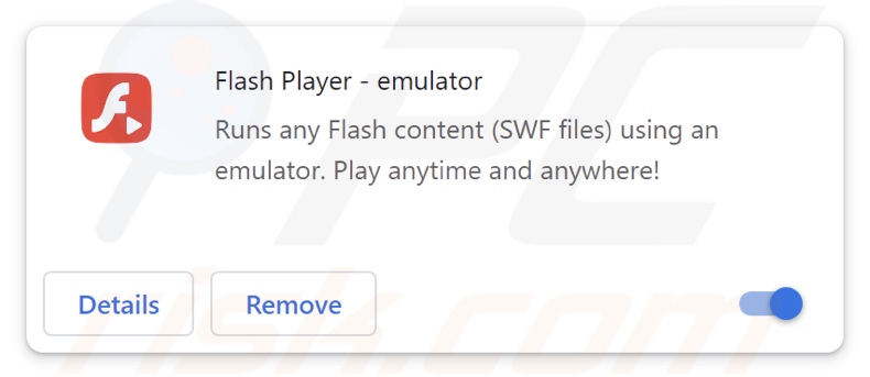 adware Flash Player - Emulator