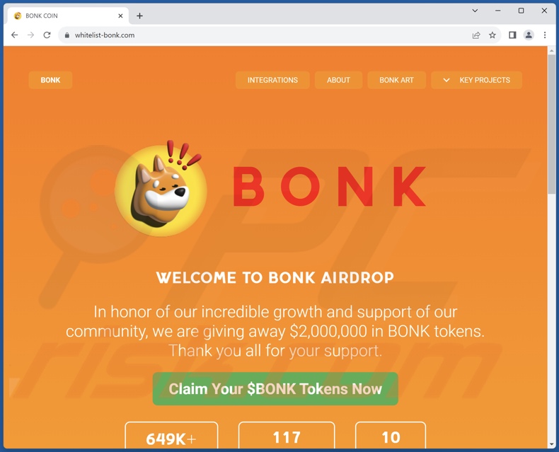 Fraude Bonk Coin Airdrop Giveaway