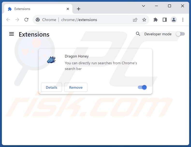 Remoção das extensões do Google Chrome relacionadas com dragonboss.solutions