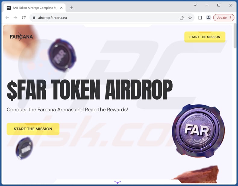 Fraude FAR TOKEN AIRDROP