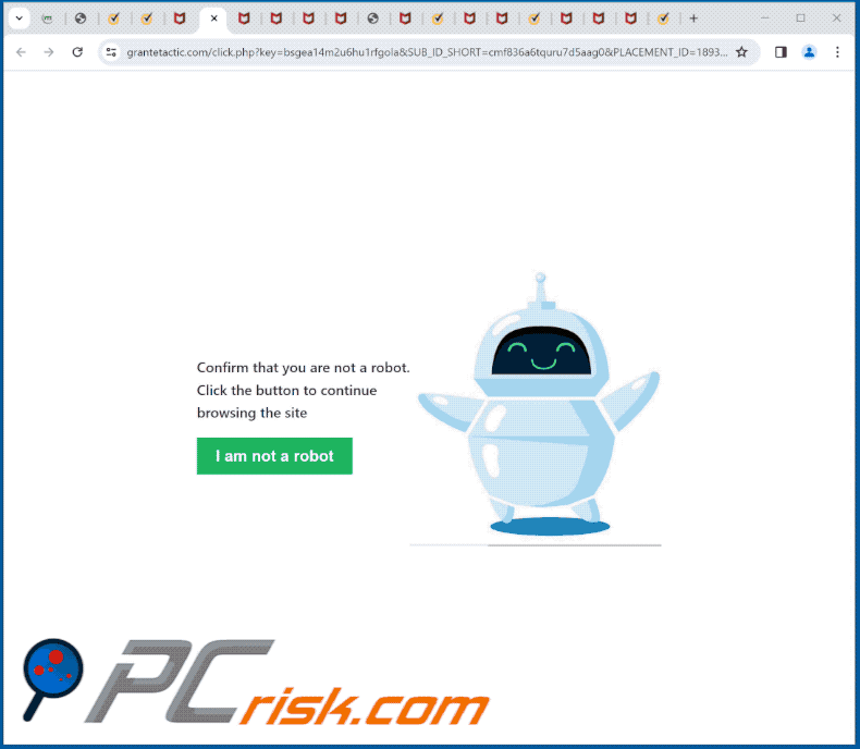 Aparência da fraude Malicious Site Has Downloaded Infected Files To Your PC (GIF)