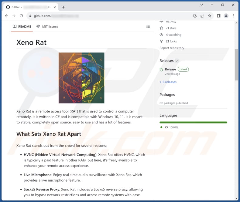 TAR Xeno no GitHub