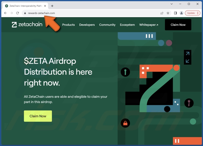 Fraude ZetaChain Airdrop