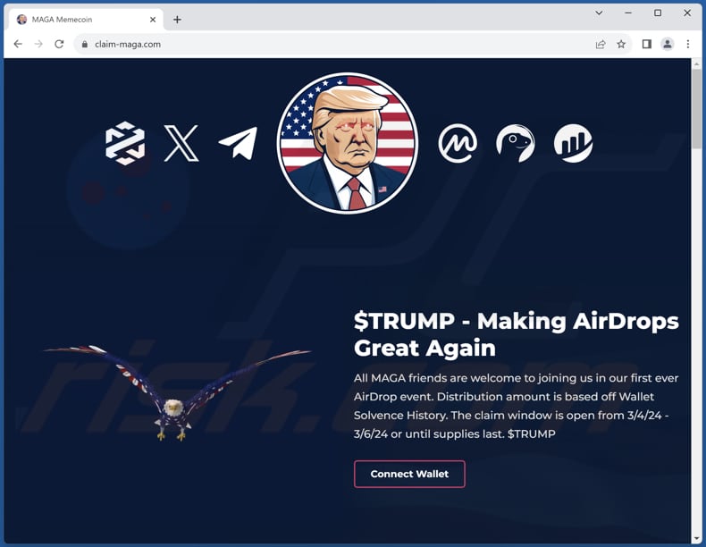 Fraude MAGA Airdrop