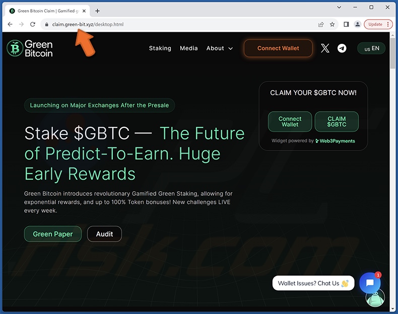 Claim $GBTC fraude